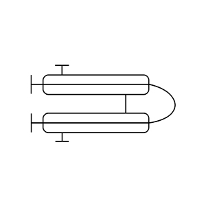 Double Pipe Heat PID Symbol